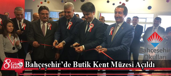 Bahçeşehir'de Butik Kent Müzesi Açıldı