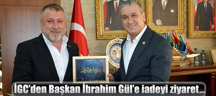 İskenderun Gazeteciler Cemiyetinden Başkan İbrahim Gül’e iadeyi ziyaret…