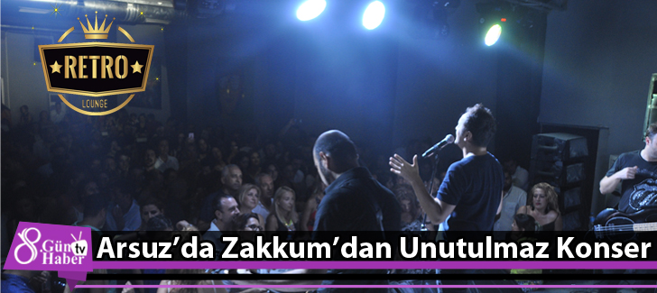 Arsuz'da Zakkum'dan Unutulmaz Konser