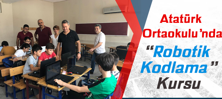 Atatürk Ortaokulu'nda  'Robotik Kodlama'  Kursu