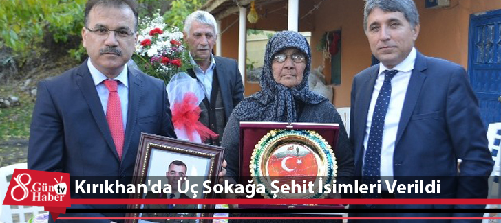 Kırıkhan'da Üç Sokağa Şehit İsimleri Verildi