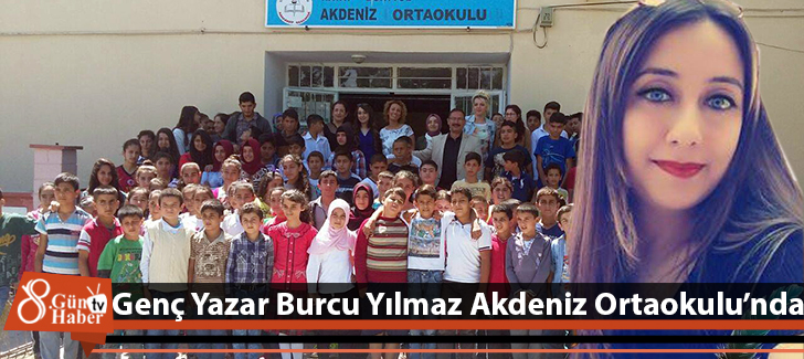 Genç Yazar Burcu Yılmaz Atatürk Ortaokulu'nda..