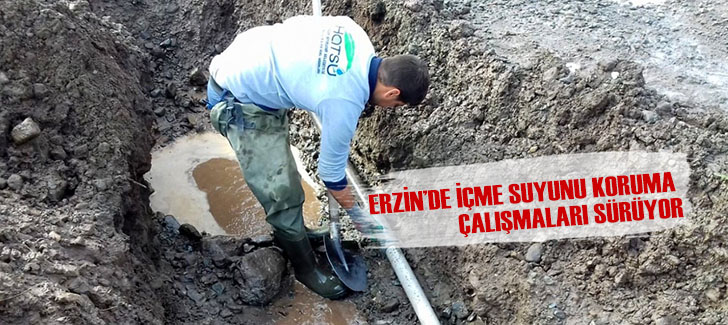 Erzin'de İçme Suyunu Koruma Çalışmaları Sürüyor