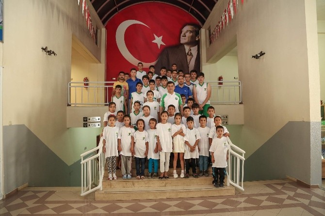 Fadıloğlu,Yaz Spor Okullarını Ziyaret Etti