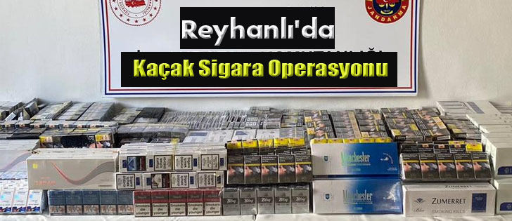 Reyhanlı'da Kaçak Sigara Operasyonu