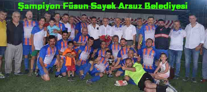 Erhan Aksay Körfez Grubu'nda Şampiyon Füsun Sayek Arsuz Belediyesi