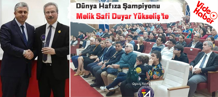 Dünya Hafıza Şampiyonu Melik Safi Duyar Yükselişte