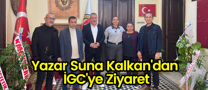Yazar Suna Kalkan'dan İGC'ye Ziyaret