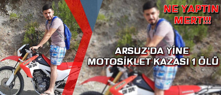 Arsuz'da Yine Motosiklet Kazası 1 Ölü