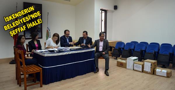 İskenderun Belediyesi’nde şeffaf ihale