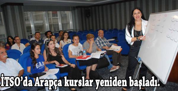 İTSO’da Arapça kurslar yeniden başladı.