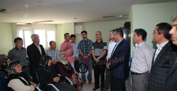 Vali Lekesiz Yaralıları Ziyaret Etti