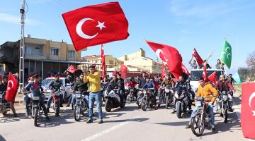 300 Araçlık konvoy Afrin Harekatına Destek Verdi