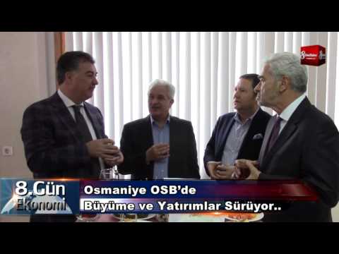 Osmaniye OSBde Büyüme ve Yatırımlar Sürüyor.. 