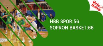 HBB Spor: 56 -66 Sopron Basket