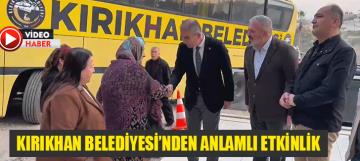 KIRIKHAN BELEDIYESI’NDEN ANLAMLI ETKİNLİK