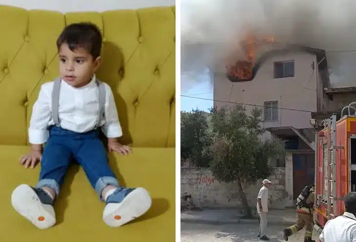 Hatay’da Yangın: 3 Yaşındaki Asaf Hayatını Kaybetti