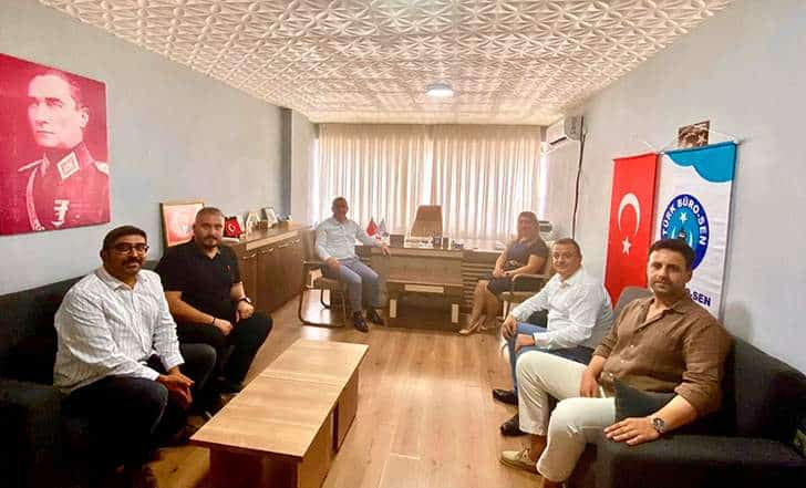 Kaymakam Önder’den Türk Büro-Sen’e Ziyaret