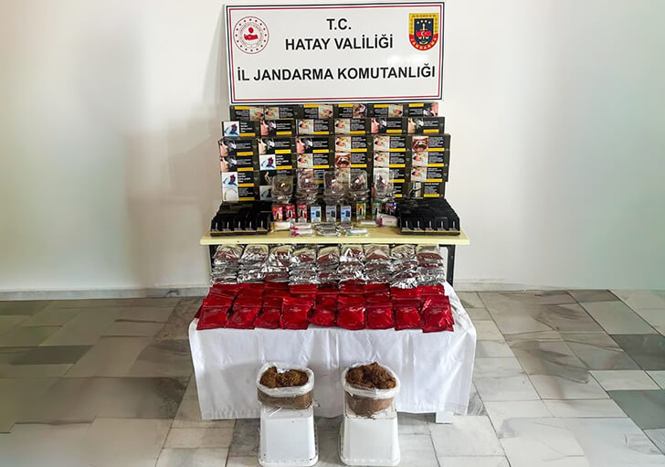 Samandağ’da kaçak tütün operasyonu!