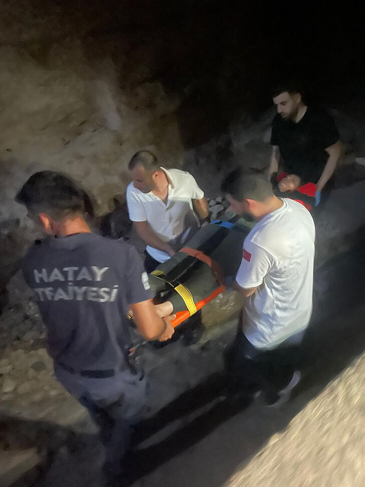 Titus Tüneli’nde Kaza:Dengesini Kaybeden Vatandaş Yaralandı