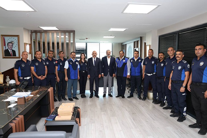 Başkan Öntürk, Hbb Zabıtasını Ağırladı