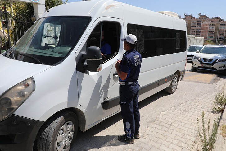Zabıtadan Okul Servislerine Denetim