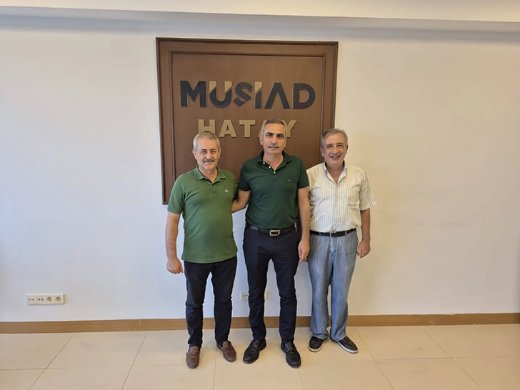 Karasayar Ve Kılıç’tan Müsiad Hatay Başkanı Akyüz’e Ziyaret