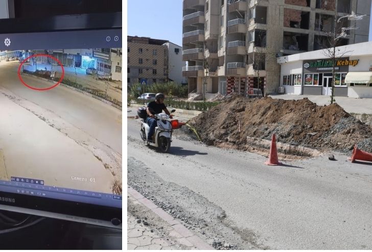 Korkunç kaza kamerada! Motosikletli sürücü ağır yaralandı!