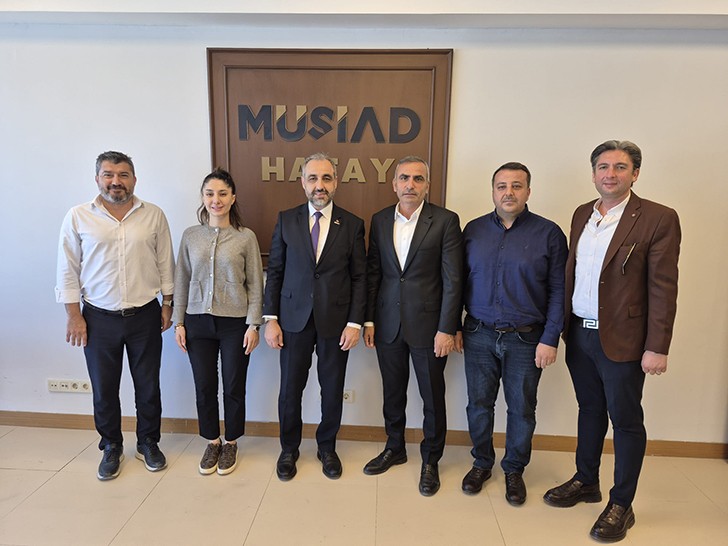 MÜSİAD Hatay Şube Başkanı Ahmet Akyüz Yoğun Mesaide