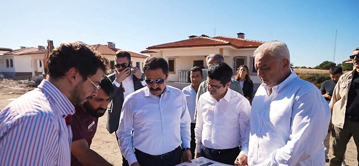 Arpaderesi Mahallesi’nde 2.etap kırsal afet konutları yükseliyor