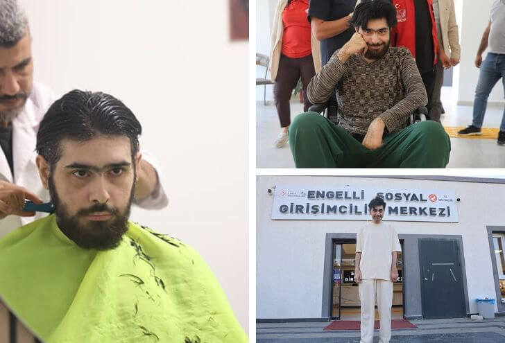 3 Yıl Sonra İlk Duş ve Tıraş!  Hataylı Genç Sanal Dünyadan Gerçek Hayata Döndü…