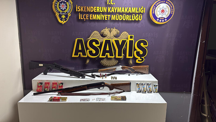 Hatay genelinde suç operasyonu: çok sayıda tutuklama!