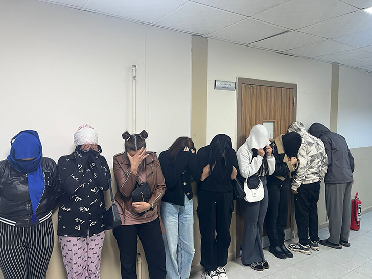 Hatay’da Fuhuş Operasyonu: 1 Tutuklama, 6 Gözaltı…