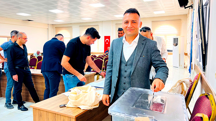 Ferdi Ölmez, Türk Yerel Hizmet-Sen Hatay Şube Başkanı Seçildi!