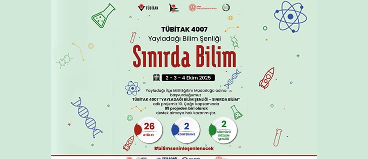 Yayladağı’nda Bilim Rüzgârı Esecek