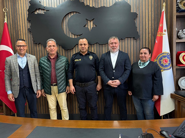 Erzin İlçe Emniyet Müdürü Hasan Gün  İGC Yönetimini  Kabul Etti