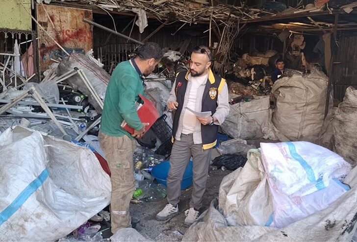 İskenderun’da hurdacılara denetim: 13 iş yeri kontrol edildi!