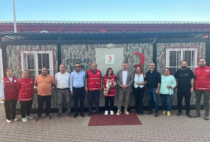 İGC YÖNETİMİNDEN TÜRK KIZILAY İSKENDERUN ŞUBESİ’NE ZİYARET