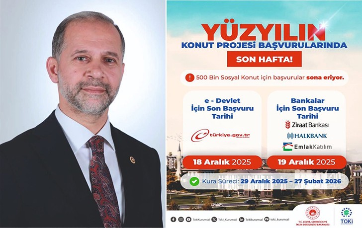 Yüzyılın Konut Projesi’nde Başvurular İçin Son Hafta!