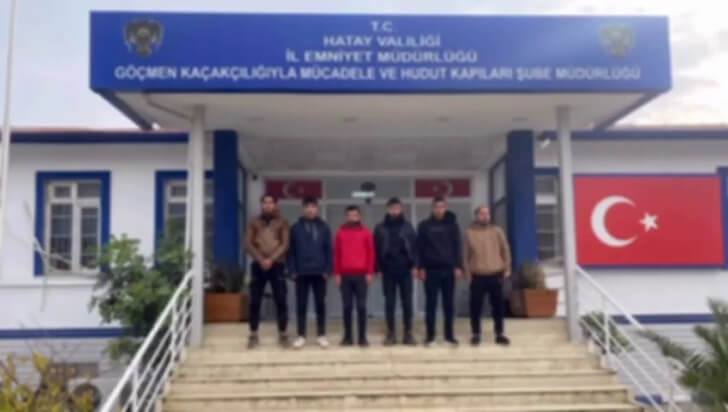 Hatay’da araçta 6 kaçak göçmen yakalandı!