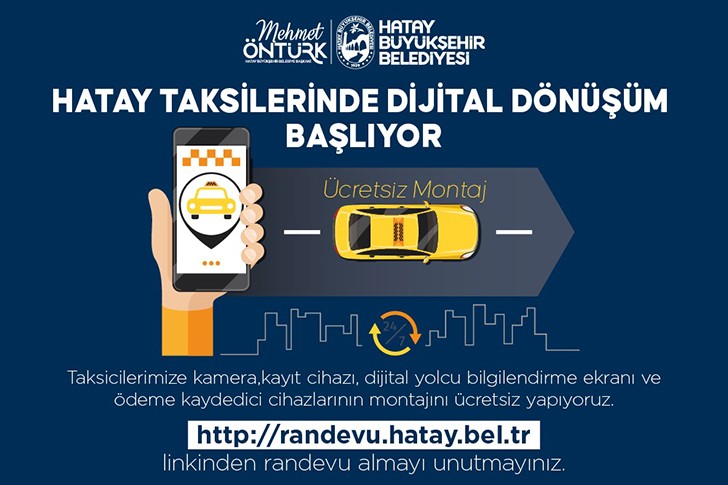 Başkan Öntürk’ün Akıllı Taksi Projesi Hayata Geçiyor