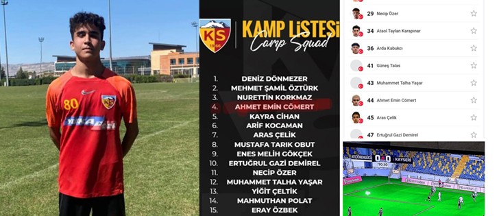 Arsuzlu Genç Yıldız Kayserispor’da