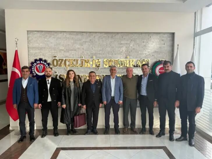 Ariad’tan Özçelik-İş İskenderun Şube Başkanı Güngör’e Tebrik Ziyareti