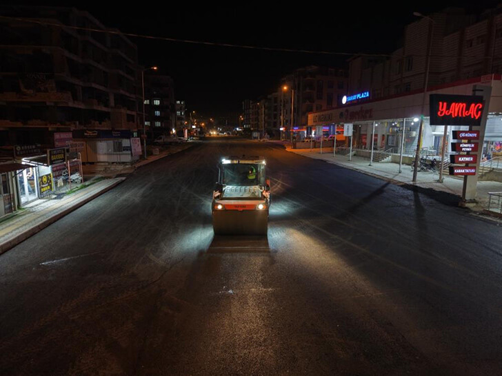 Antakya Otobüs Terminali Mevkiinde Caddeler Asfaltlandı