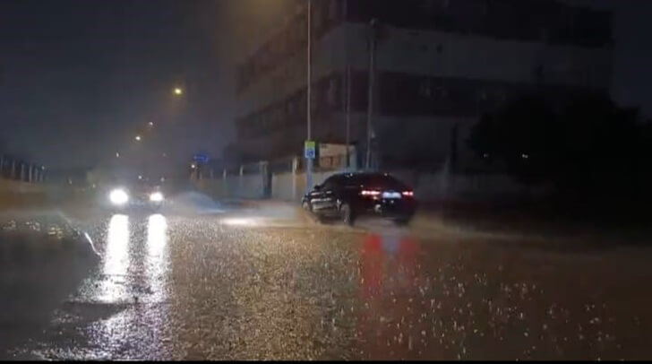 Hatay’da kuvvetli sağanak yağış!