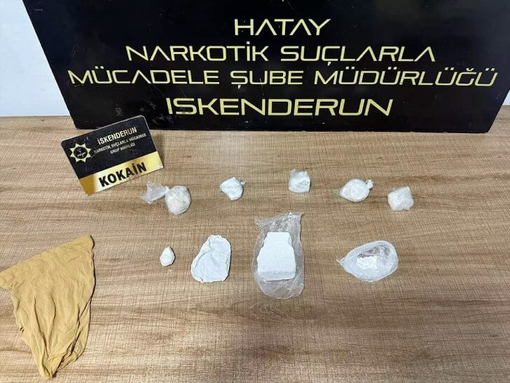 İskenderun’da 512 Gram Kokain Ele Geçirildi