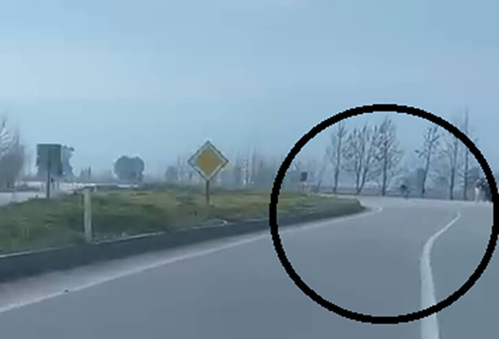 Motosiklette Tehlikeli Gösteri Kazayla Sonuçlandı!