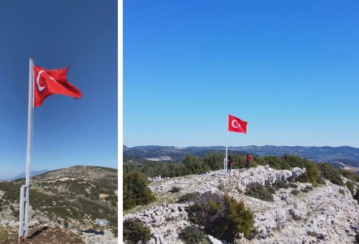 Yayladağı’nda 7 Tepeye 7 Türk Bayrağı!