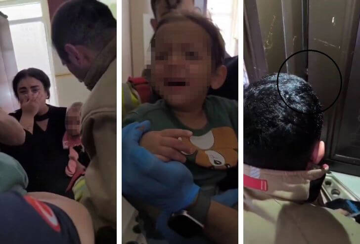 Anne gözyaşlarına boğuldu: itfaiye zamanla yarıştı!