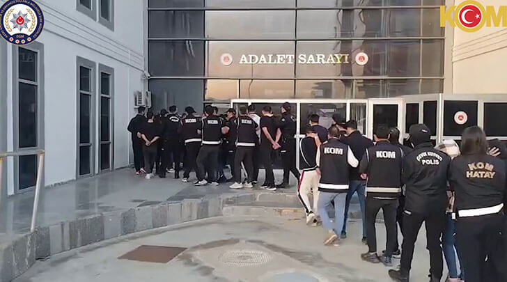 Hatay’da suç örgütüne dev operasyon!